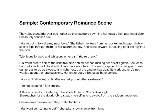 ghostwrite your paranormal romance novella or short story